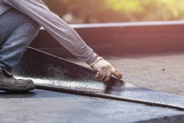 Professional Vapor Barrier Installation technician working in Mount Royal, NJ